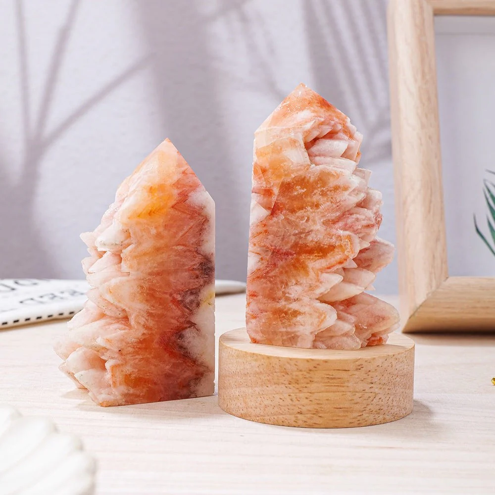 Red Tooth Agate Crystal Tower - Image 2