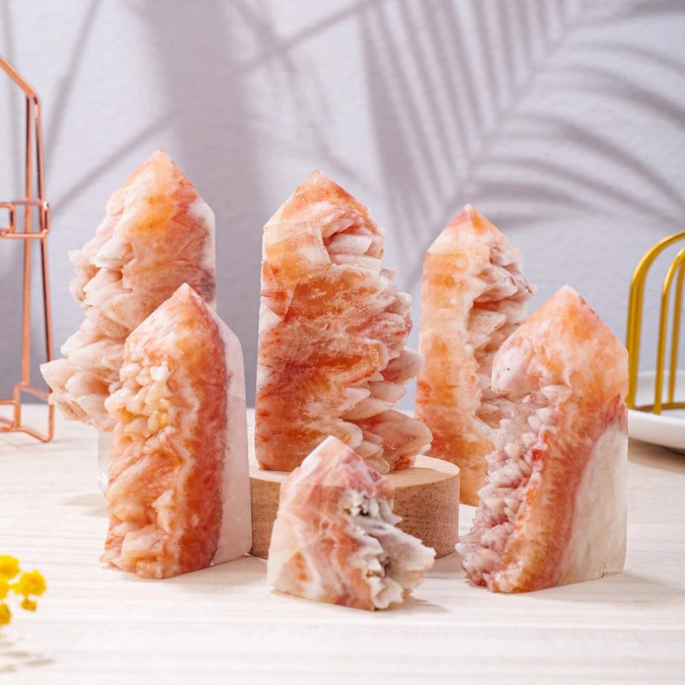Red Tooth Agate Crystal Tower - Image 3
