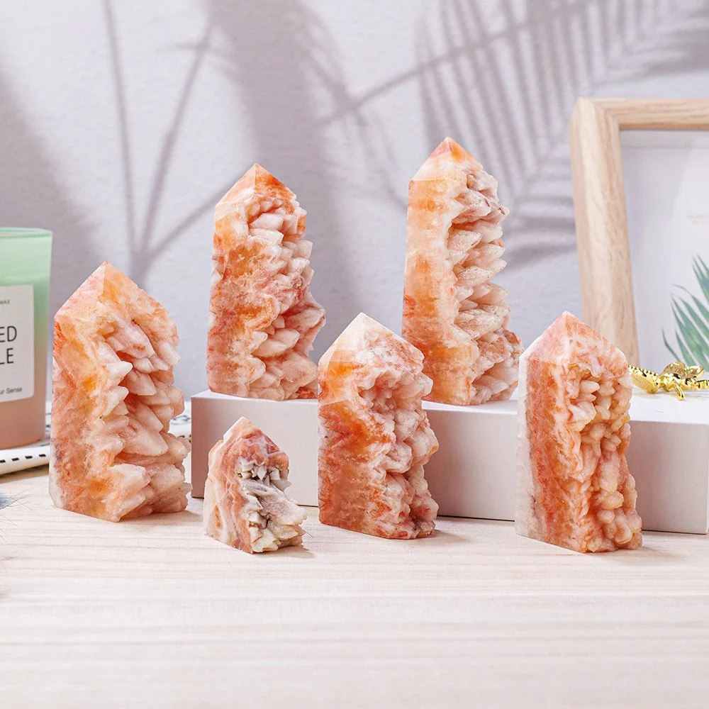 Red Tooth Agate Crystal Tower - Image 5