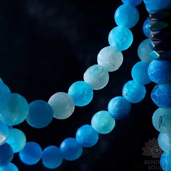 Relaxing Blue Onyx Stone Mala - Image 9