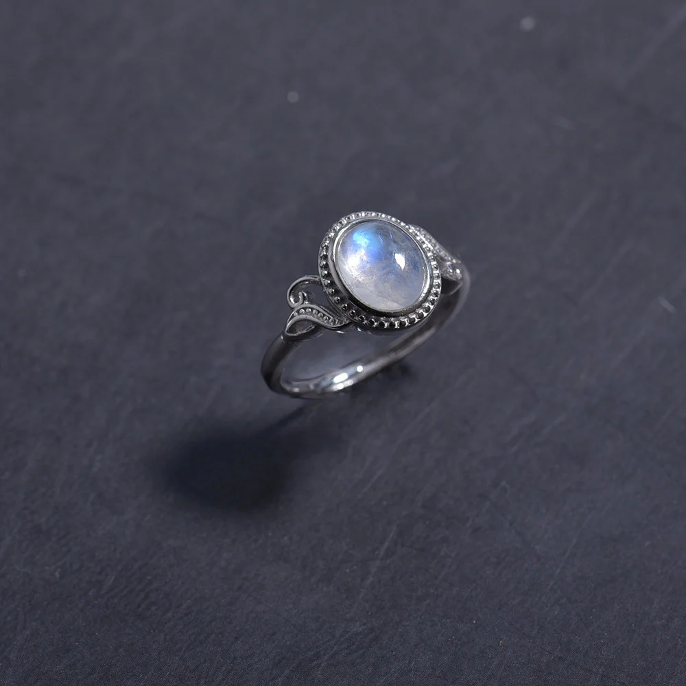 Retro Vibes Moonstone Ring - Image 4