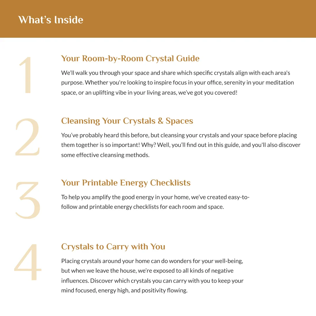 Room by Room Crystal Guide: Digital & Printable - Image 3
