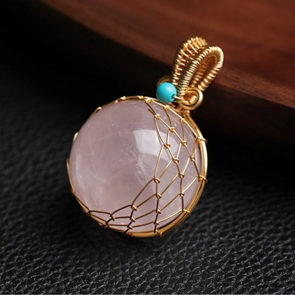Rose Quartz Compassion Pendant - Image 3