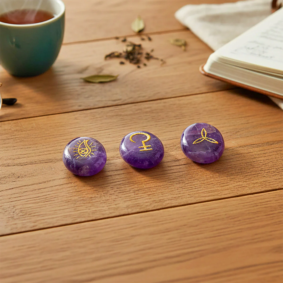 Sacred Symbol Pocket Crystal for Focus & Calm - Image 3