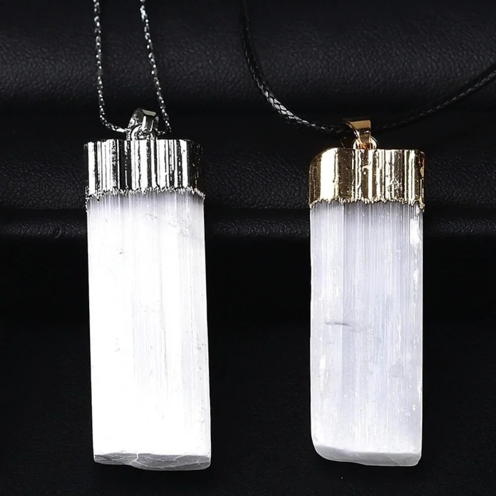 Selenite Energy Gemstone Pendant