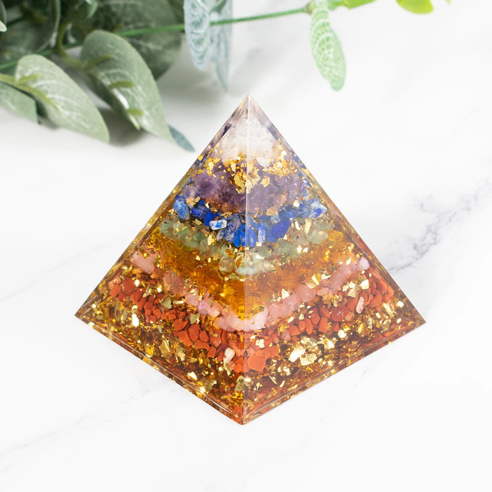 Seven Chakra Energy Orgone Pyramid - Image 5