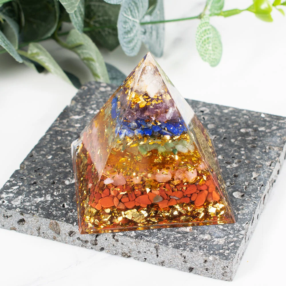 Seven Chakra Energy Orgone Pyramid - Image 7