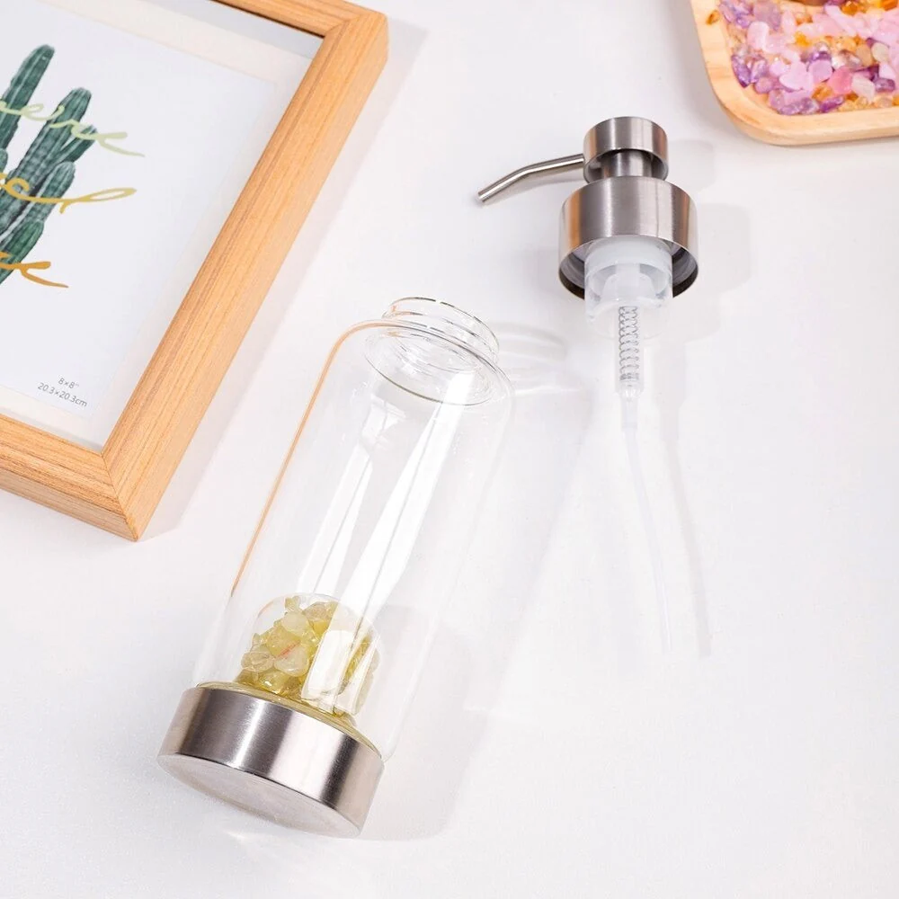 Shampoo & Soap Crystal Bottle Dispenser - Image 3