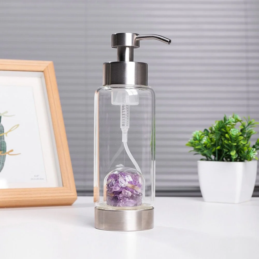 Shampoo & Soap Crystal Bottle Dispenser - Image 6
