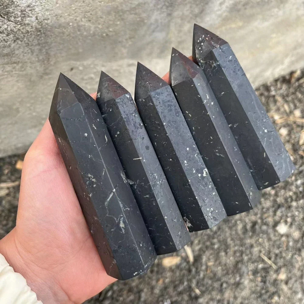 Shungite Crystal Stone Point - Image 2