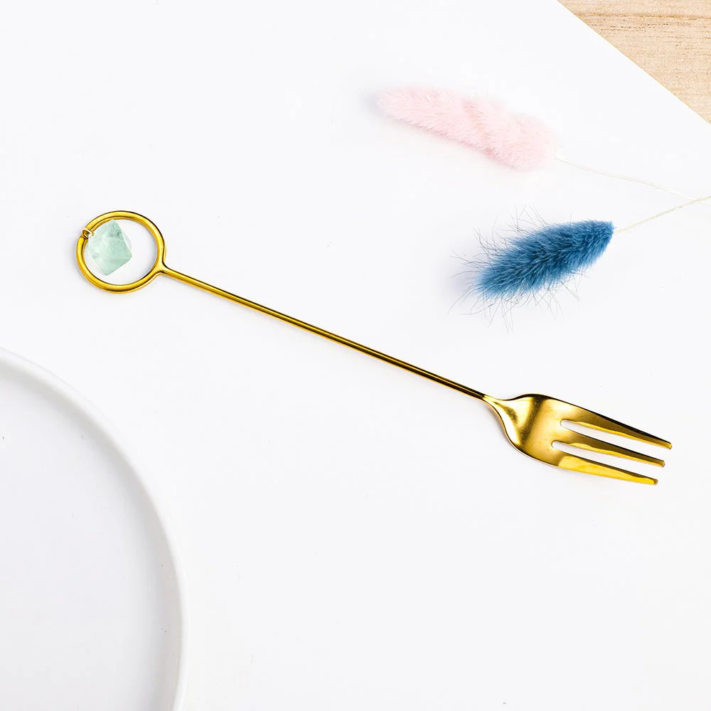 Small Natural Crystal Fork - Image 3