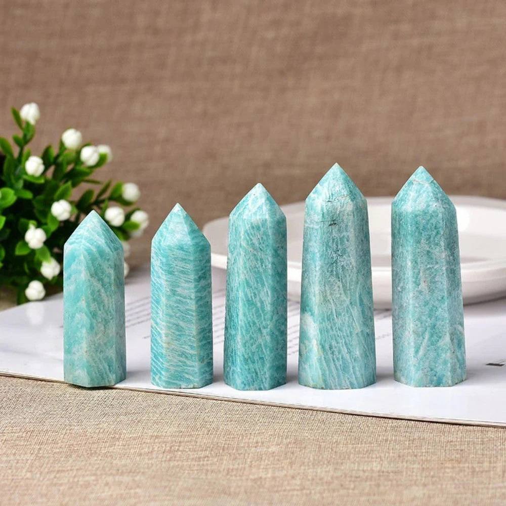 Soothing Amazonite Crystal Wand - Image 4