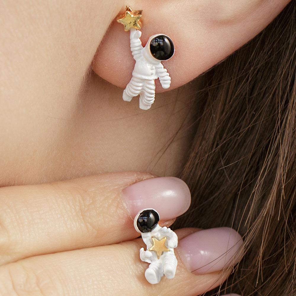 Space Astronaut Earrings - Image 2