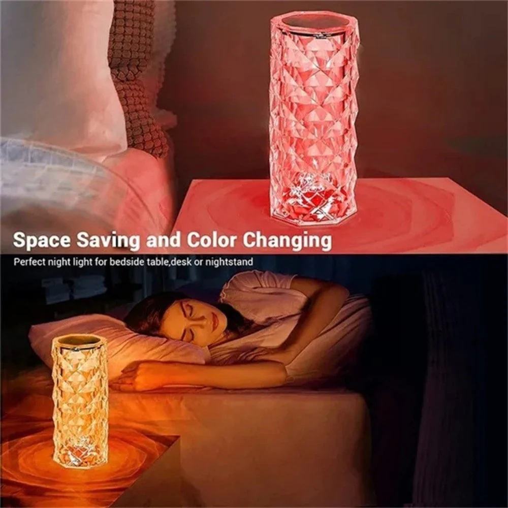 Sparkling Crystal Glass Lamp - Image 11