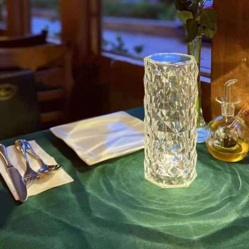 Sparkling Crystal Glass Lamp - Image 6