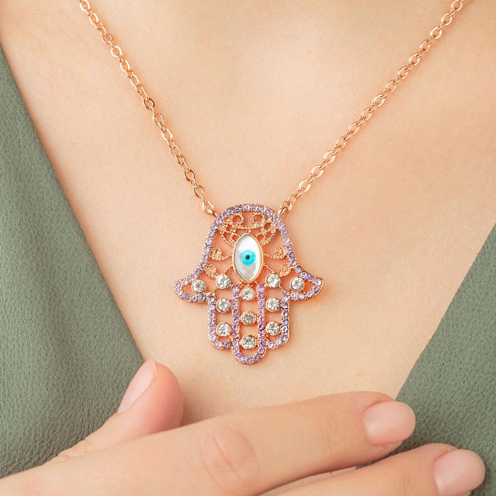 Hamsa Eye Necklace - Image 6