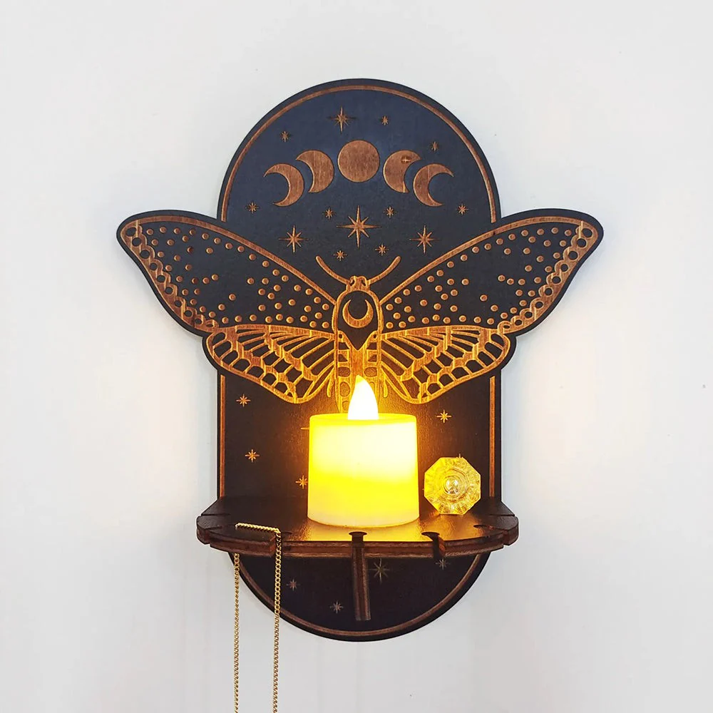 Spirit Animal Crystal Altar Display Shelf - Image 5