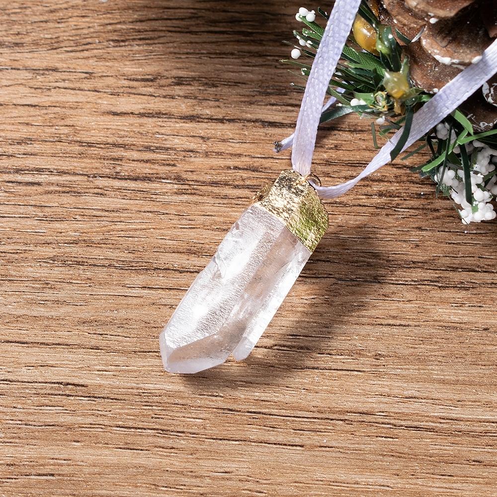 Spiritual Clear Quartz Christmas Decor - Image 2