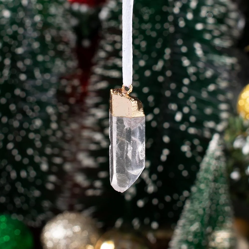 Spiritual Clear Quartz Christmas Decor - Image 3