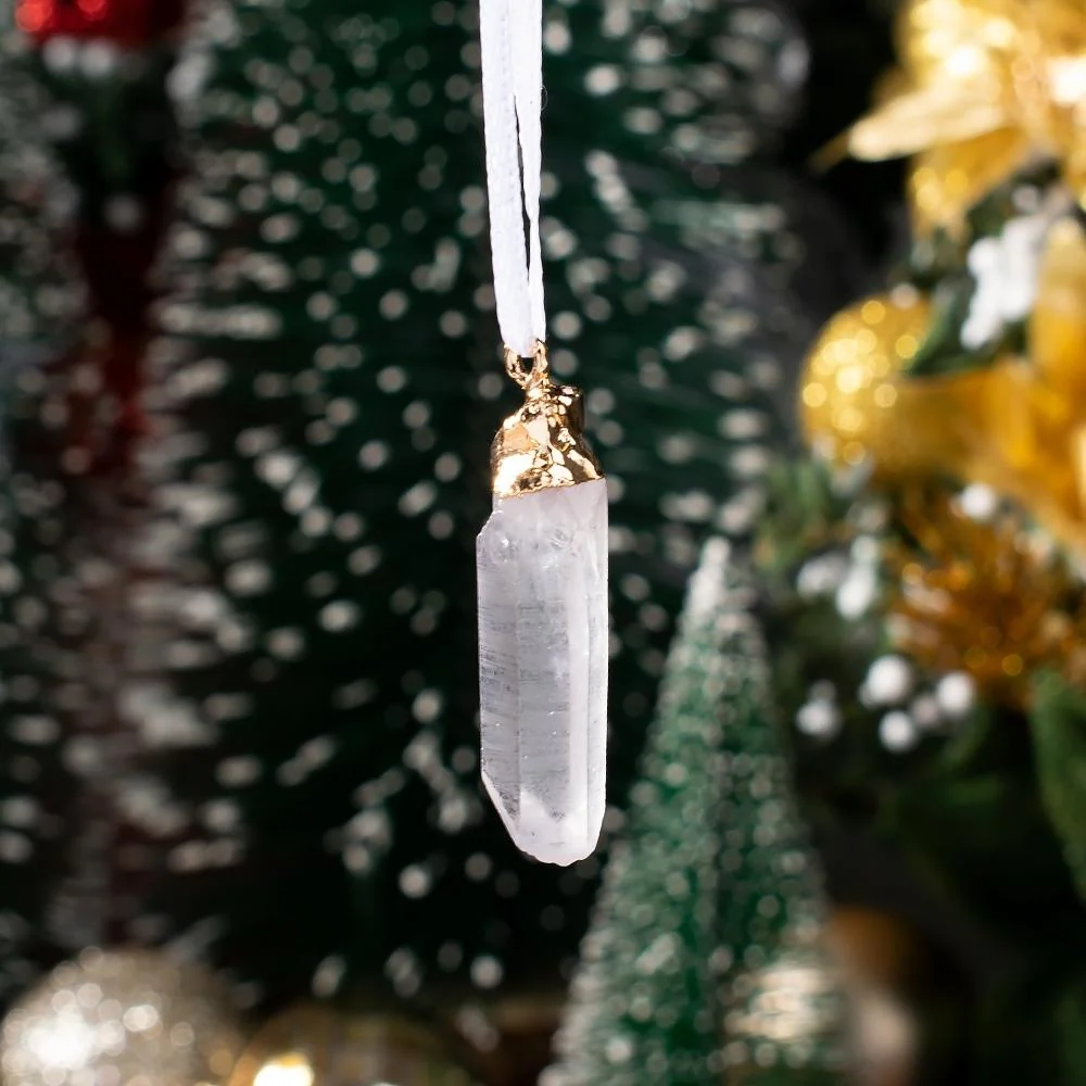 Spiritual Clear Quartz Christmas Decor - Image 4
