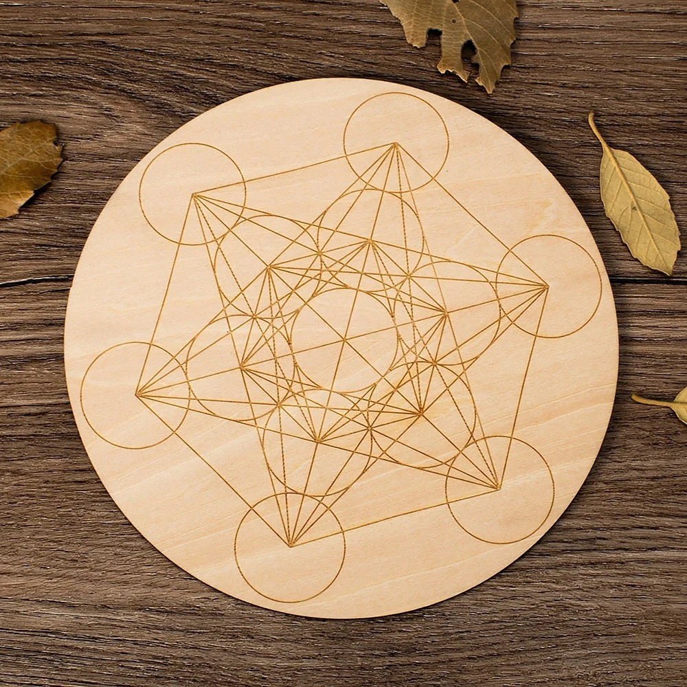 Spiritual Wooden Crystal Grid - Image 4
