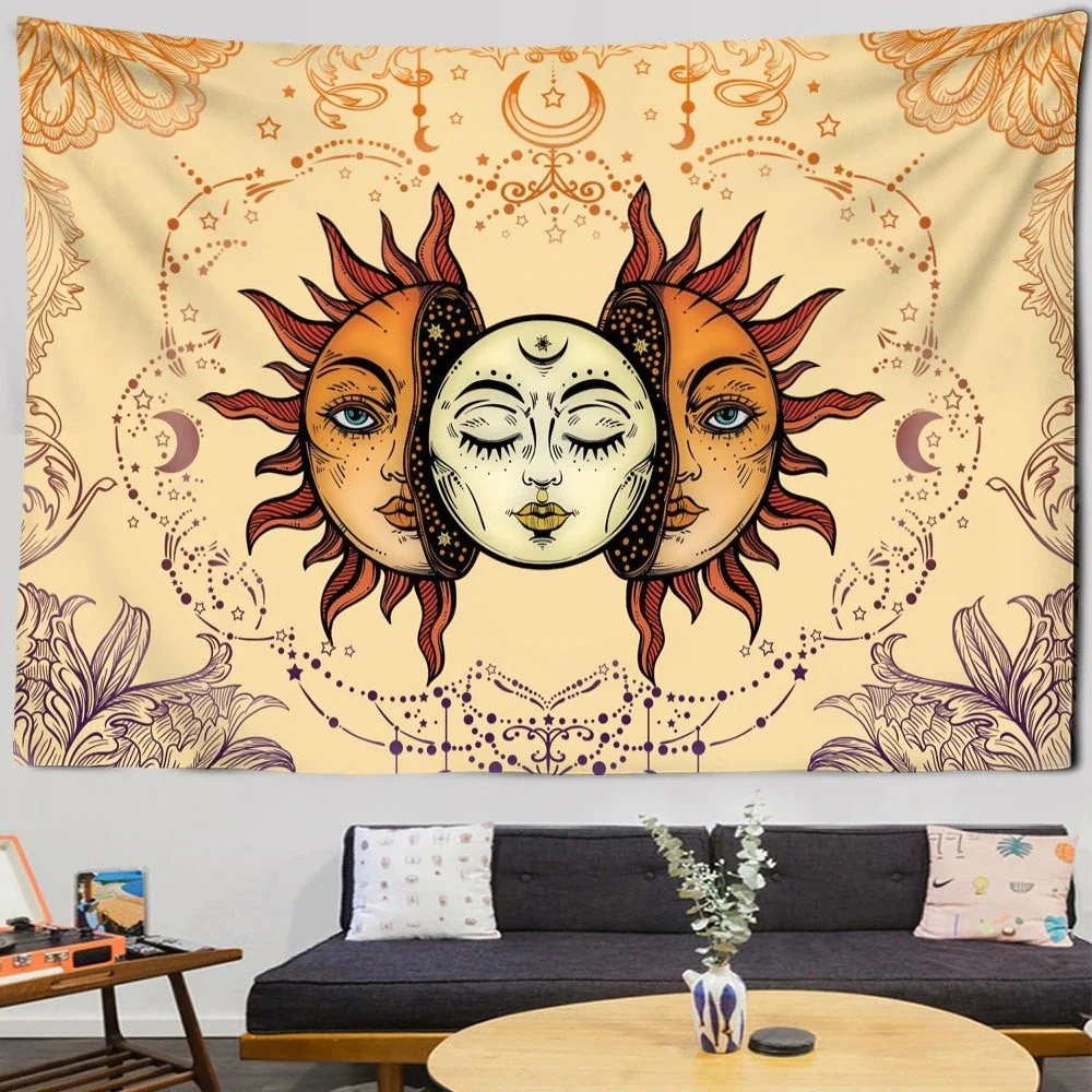 Sun and Moon Wall Tapestry - Image 2
