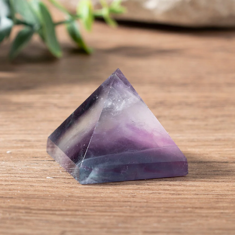 Rainbow Fluorite Crystal Pyramid - Image 4