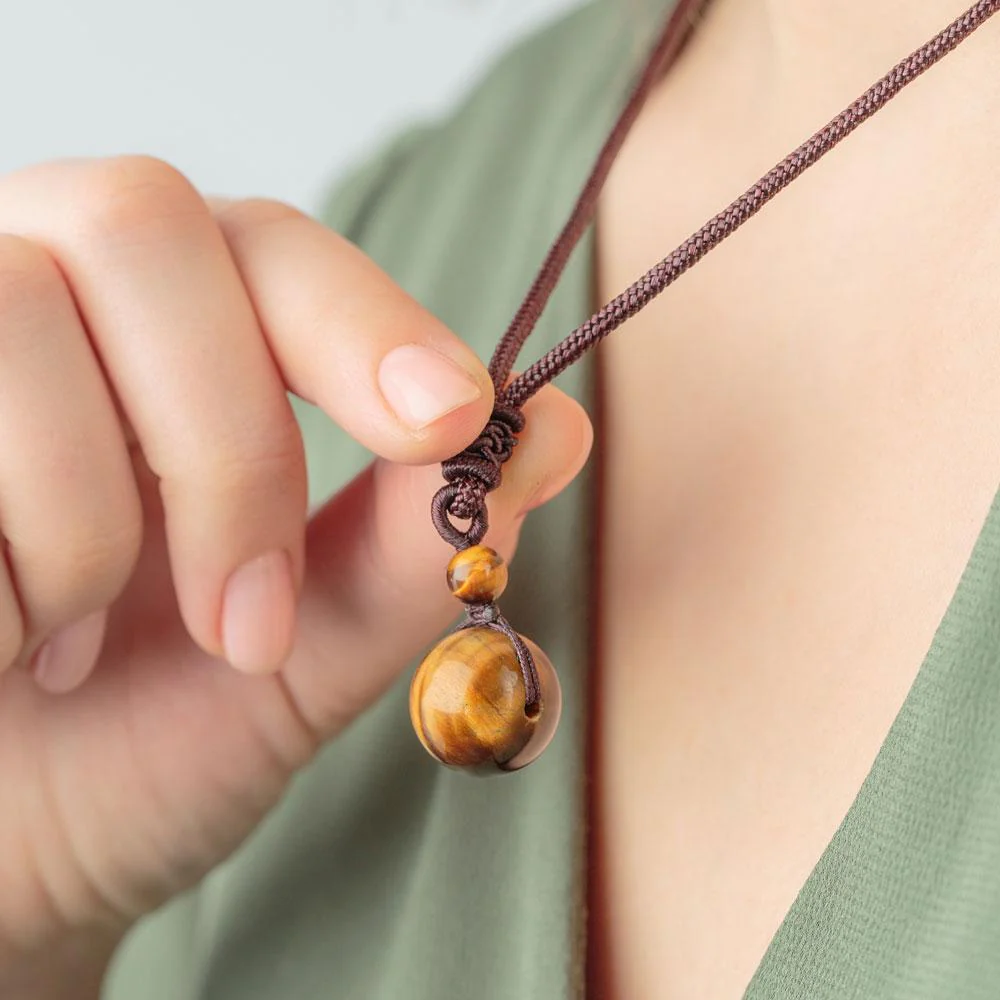 Tiger's Eye Stone Necklace - Image 3