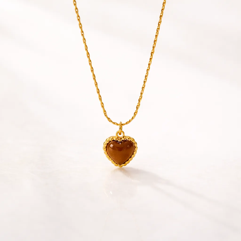 Tiger's Eye Gold-Plated Pendant Necklace — Grounding & Empowering Energy - Image 7