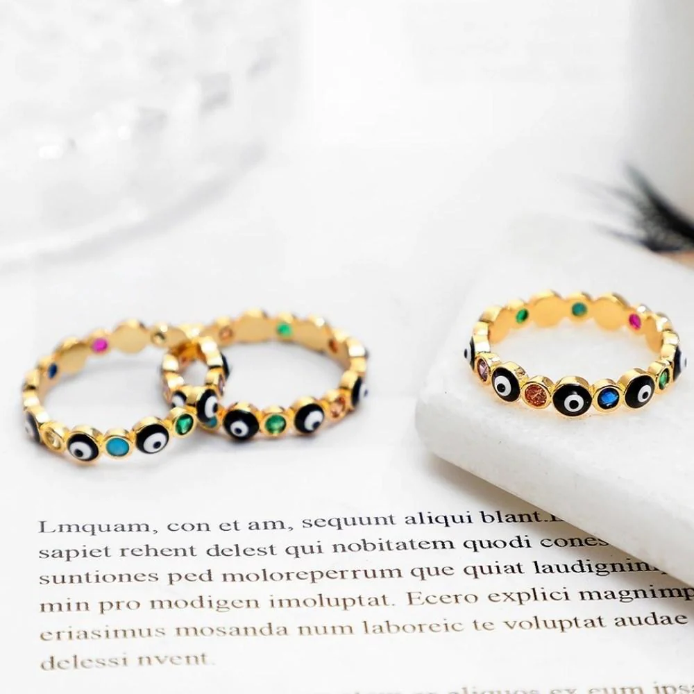 Turkish Evil Eye Protection Ring - Image 4