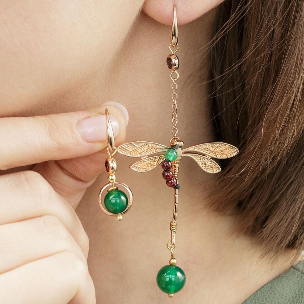 Vintage Dragonfly Earrings - Image 2