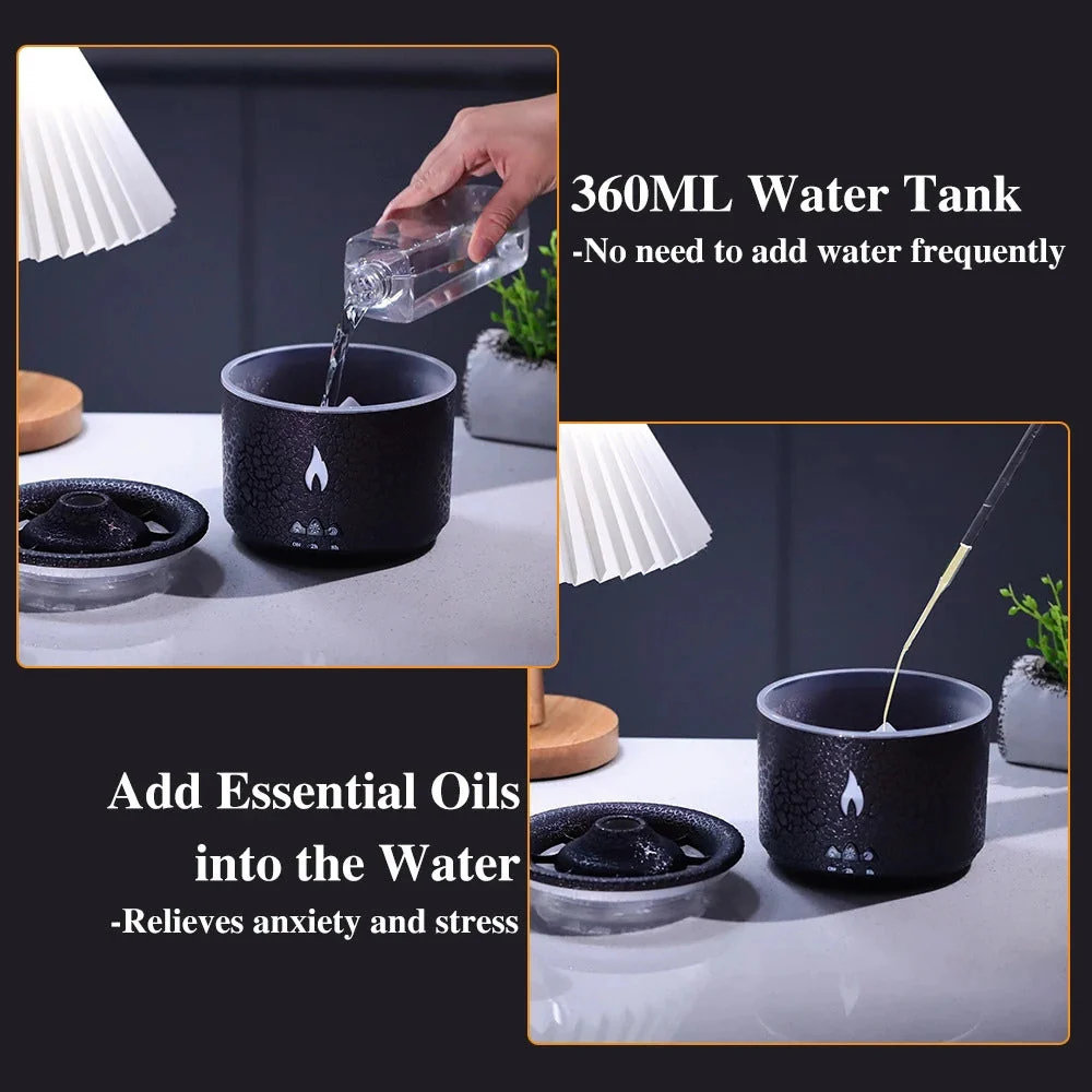 Volcano Flame Essential Oil Aroma Diffuser - Image 5