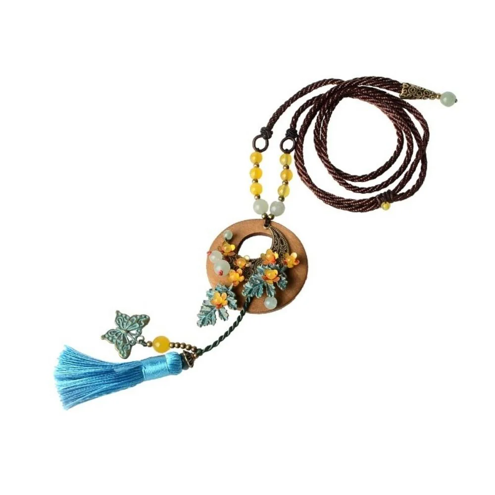 Wooden Aventurine Bead Necklace - Image 3