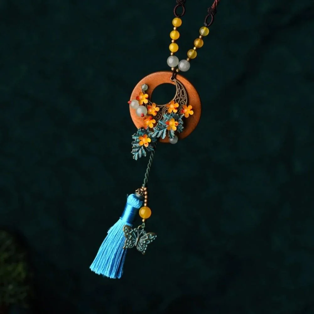 Wooden Aventurine Bead Necklace - Image 5