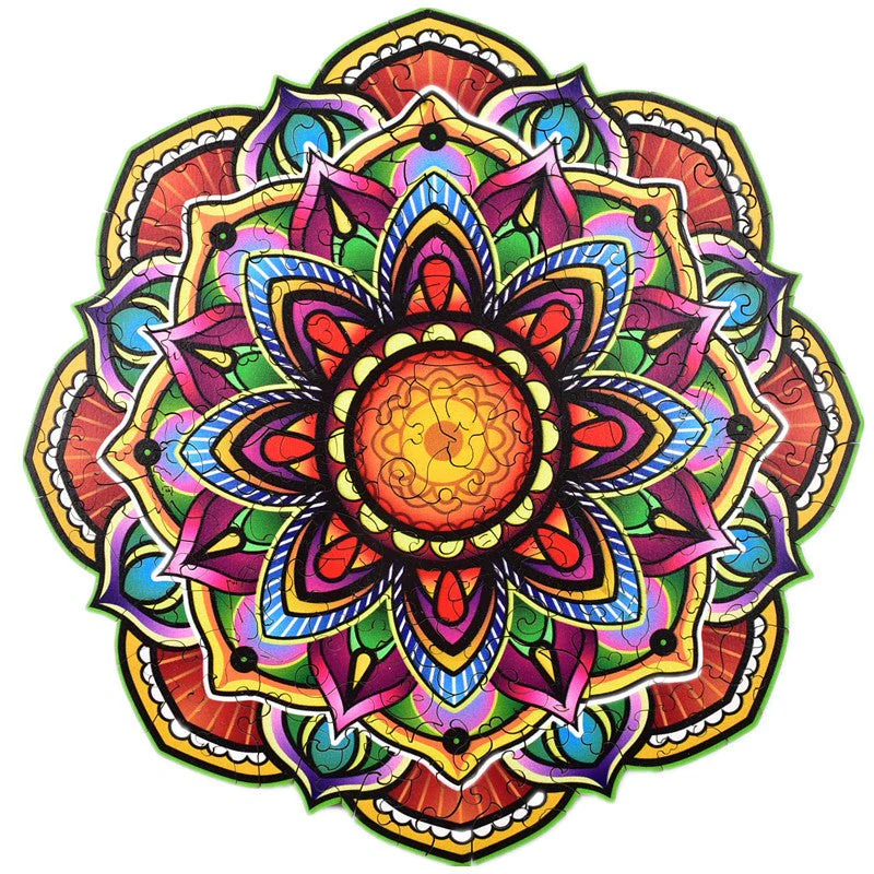 Wooden Mandala Puzzle - Image 4
