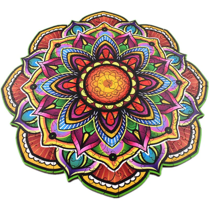 Wooden Mandala Puzzle - Image 5