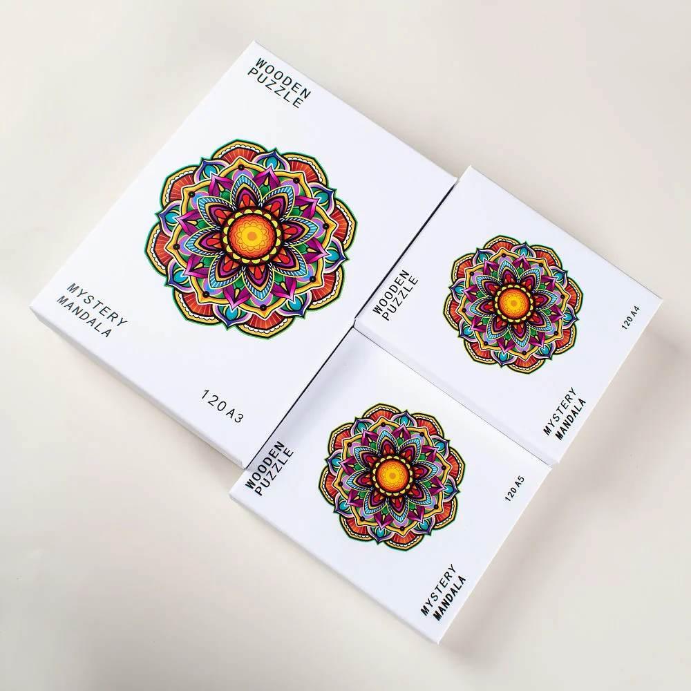 Wooden Mandala Puzzle - Image 6