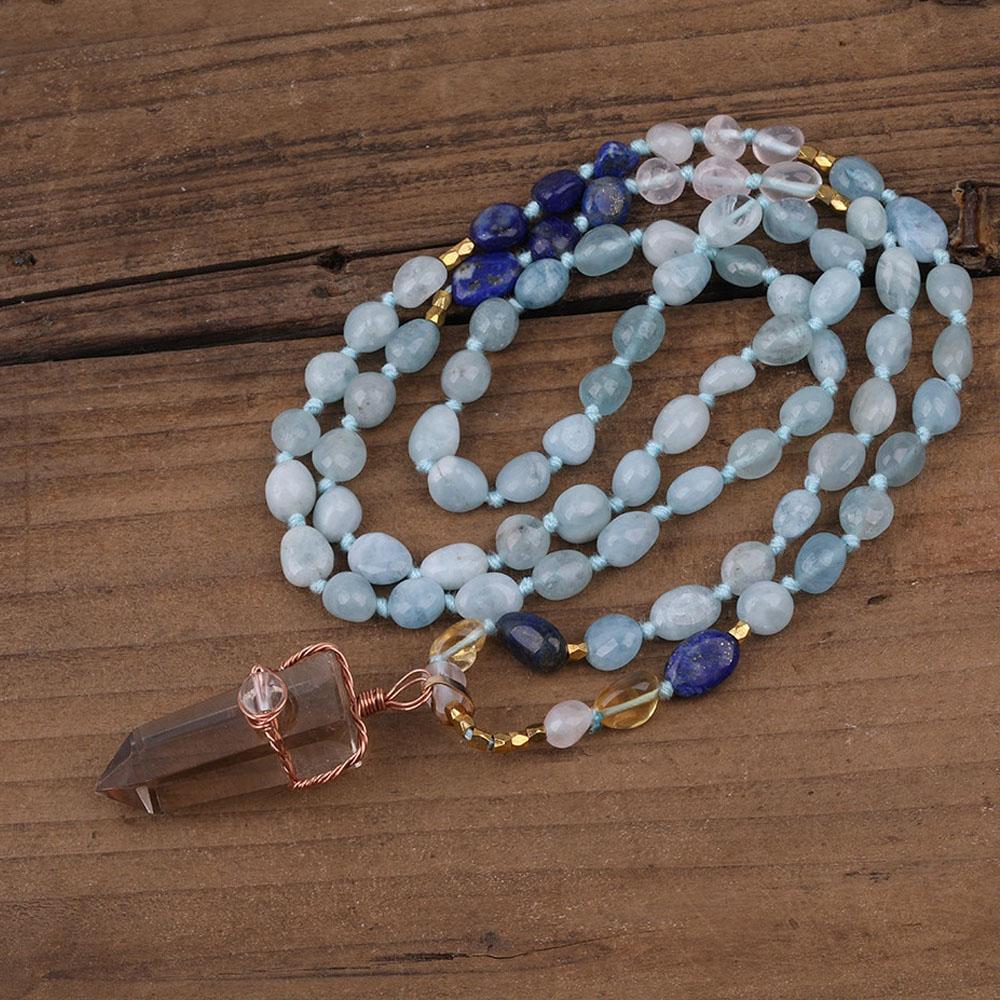 Wrapped Crystal Point Necklace - Image 7
