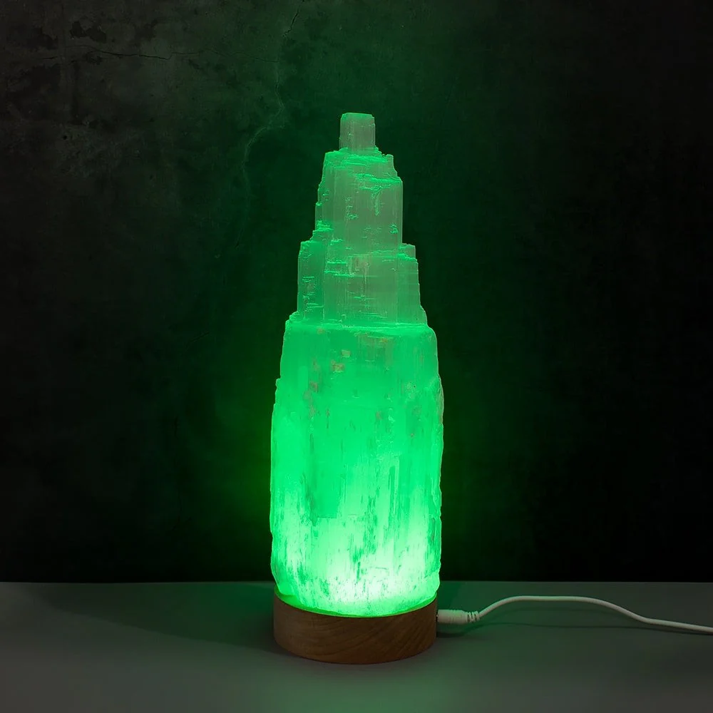 XXL Giant Selenite Crystal Lamp - Image 3