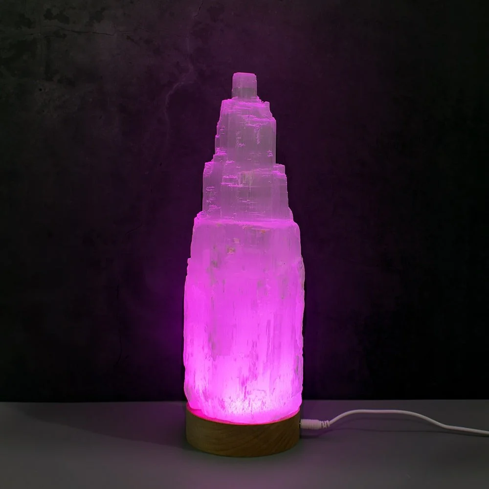 XXL Giant Selenite Crystal Lamp - Image 4