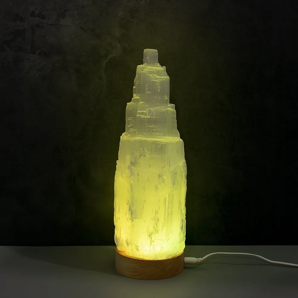 XXL Giant Selenite Crystal Lamp - Image 5