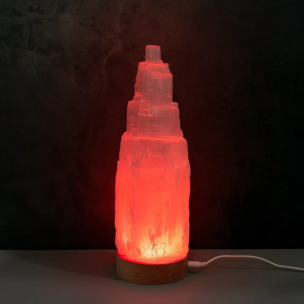 XXL Giant Selenite Crystal Lamp - Image 7