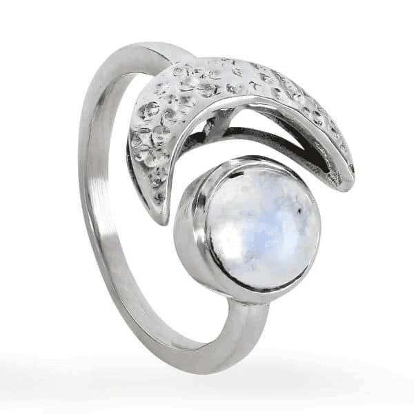Young Moon Moonstone Ring - Image 2