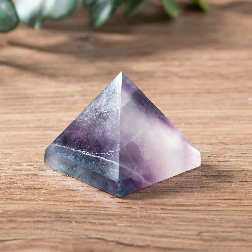 Rainbow Fluorite Crystal Pyramid - Image 3