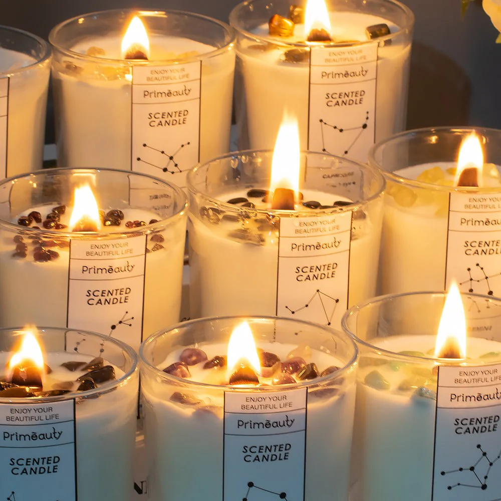 Zodiac Gemstone Scented Candle - Image 7